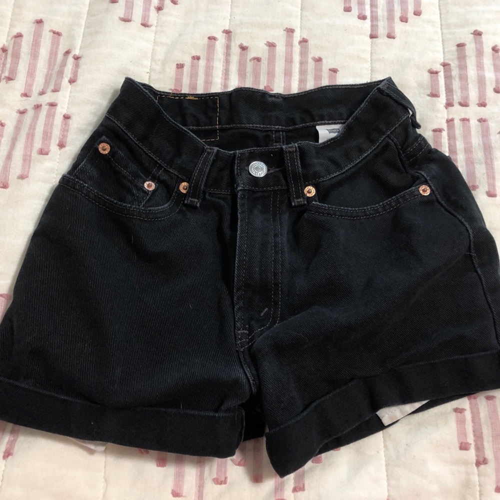 Black Levi Shorts